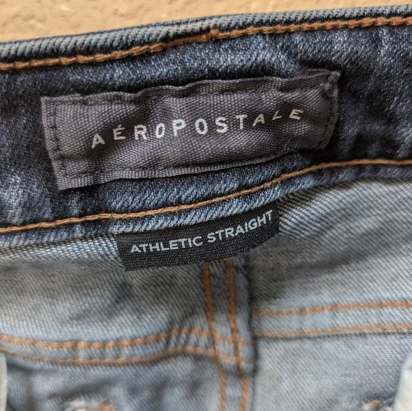 Aeropstale Athletic Straight Blue Jeans. Size 29/32 - Picture 4 of 7